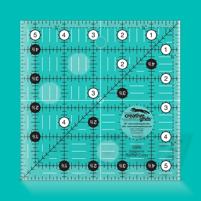 Creative Grids Quilt Ruler 5.5 x 5.5 Inch Square