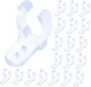 JECOMPRIS 20 Pack Led Strip Holders Light Strip Clips Fastening Universal Clamp Mounting