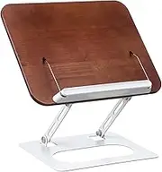 LALAFINA Portable Reading Rack for Desk: Cookbook Stand for Recipes Book Holder for Textbooks Magazines for Home Offices and Study