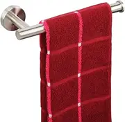 TocTen Hand Towel Holder/Towel Ring - Thicken SUS304 Stainless Steel Bathroom Hand Towel Bar, 9Inch Heavy Duty Wall Mounted Towel Rack Hanger (Brushed Nickel)
