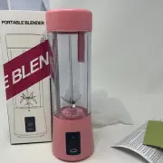 Mulli Portable Blender, USB Personal Mixer for Smoothie Shakes Gym Travel Pink
