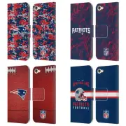 NFL NEW ENGLAND PATRIOTS GRAPHICS LEATHER BOOK WALLET CASE FOR APPLE iPOD TOUCH