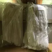 2 LOT Nonwoven stripping Mop Head refill white Commercial Easy Wax Stripping Wet