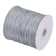 Beading Thread Bracelet Weave Craft Cord 1.5mm 158M/Roll, Silver Tone