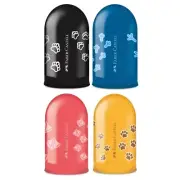 Faber-Castell Jelly Mini Tub Pencil Sharpener - Single Hole - 4 Colours
