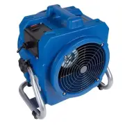 BlueDri Portable 1/5 HP, 870 CFM Mini Axial Air Mover Fan with Wall Mount Opt...