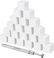 VINTORKY Tofu Blocks Cotton Nail Soft Sponge Set Square Blending Sponges for Foundation Metal -up Tool