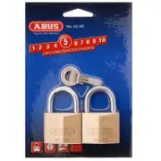 ABUS Padlocks - Perfect Shed Padlock -KEYED ALIKE TWIN PACK -Free Post