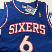 Mitchell & Ness Dr. J. Erving Phila. Sixers #6-Jersey 1982-83. Med. NWT !!