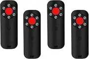 Lancoon 4 Pack Hidden Camera Detector Anti-Spy Anti-Thief Anti-Monitoring Prevent Bug GPS Eavesdropping Listening Portable Detector Device for Car Hotel Bathroom