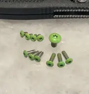 Zombie Green Stainless Screws For Benchmade Mini Griptilian 555 556 557 Knife