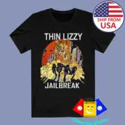 Thin Lizzy Jailbreak Men's Black Size S to 3XL