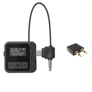 Upgrade 3.5mm Type-C Headphone Aviation Aircraft Plug Bluetooth 5.3 Audio7173