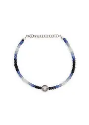 Roxanne First The Smiley Sapphire Beaded Bracelet - Blue ONE SIZE