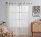 Sheer Voile Light Filtering Curtains Grommet Top,Backdrop Window Treatment