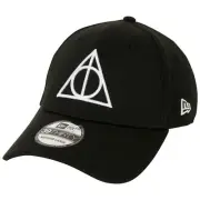 Harry Potter Deathly Hallows New Era 39Thirty Fitted Hat Black