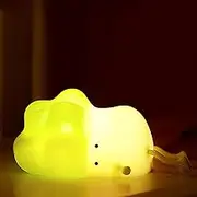 HERBESTBAY Kids Night Light, Green Broccoli Cute Night Light for Kids, Premium Silicone Nursery Nightlight, Touch Control, Type-C Rechargeable, Cabbage Lamp