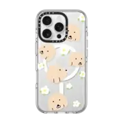 iPhone 16 Pro Clear Case MagSafe Compatible FLOWER DOG BY NAMSEE
