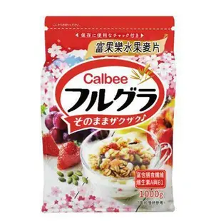 【Calbee 卡樂比】富果樂水果麥片(1000gx2包)