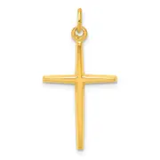 Sterling Silver & 24K Gold -Plated Passion Cross Charm