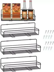 Spice Rack Holders Organizer for Wall Mount,Hanging Spice Shelf Storage Racks Se