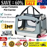 i.Pet Pet Carrier Large Soft Crate Dog Cat Travel Portable Cage Kennel Foldable