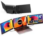 ✅NEW✅Portable Monitor, 14” FHD 1080P IPS Screen Extender Fit for 13-17" Laptop✅