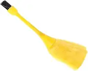 LOEFLIFA Small Duster Brush with Long Handle Soft Bristles Cleaning Tool for Computer Keyboard Loudspeakers and Home Use Washable and Versatile Dusting