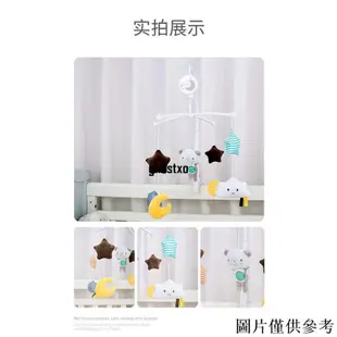 🎇桃園精品🎇嬰幼兒音樂床鈴 搖鈴 兒童0-1歲音樂旋轉床頭鈴 寶寶安撫布 發條床鈴 無需電池