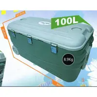 在飛比找蝦皮購物優惠-m朋品心m 100L全新冰寶專業型冰箱(附輪) 箱蓋可充當野