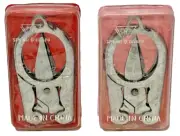 2-Pack Portable Folding Scissors - 3.5" - Sharp Mini Pocket Cutter Travel Keys