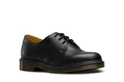 Dr. Martens 1461 Smooth Shoes Classic 3 Eye Lace Up Unisex PW - Black Smooth