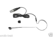 Black Single ear Headset Microphone for AKG Samson Wireless Mic System TA3F 3pin