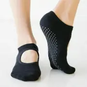 Yoga Men Women Sports Cotton Rich Pilates Non-Slip Short Socks Exercise Gym Sock