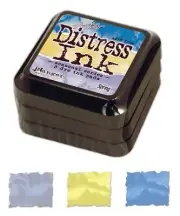 Set of 3 Tim Holtz Spring Distress Ink Pads/Peacock Feathers, Squeezed Lemonade*