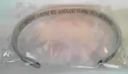 Joycuff Silver Bracelet - Hidden msg "LET YOUR FAITH BE BIGGER THAN YOUR FEAR"