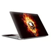 Skin Decal Wrap for MacBook Air Retina 13 Inch - Fire Skull in Flames