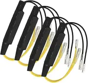12V 21W LED Indicator Load Resistor – 26 Ohm Fault Decoder for Motorcycle Turn Signals, Eliminates Blinker Errors and Flickering(4 PCS)