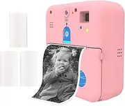 Mini Pocket Printer Camera Instant Print Portable Thermal Printing Machine Wireless BT Connection for Picture Label DIY Handcraft List Meno Notes Journal Receipt Paper Sticker Study Work Office