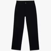 Nautica Husky Boys' Uniform Flat Front Pant, Black, New With Tags Size 10 Husky