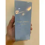 D&G DOLCE&GABBANA LIGHT BLUE 淺藍女性淡香水100ML(台灣專櫃貨）（2017/12）