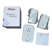 AIDA Wireless Doorbell, Self-powered Doorbell with Extra Socket