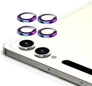 Zeking (2 Set for Samsung Galaxy Tab S10 Ultra Camera Lens Protector, Scratch-Resistant HD Clarity Ultra-Thin 9H Tempered Glass with Aluminum Edging, Individual Metal Lens Cover(Color)