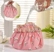 shower cap waterproof double-layer shower cap elastic, unicorn