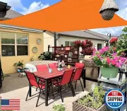 INFRANGE 12' x 12' Rectangle Sun Shade Sails Canopy UV Block for Patio Deck P