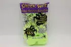 Super Stretch Spider Web Halloween Scary Party Prop Neon Green Glow Black Light