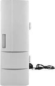 GRCFUMO USB Mini Fridge Freezer Refrigerator, Portable Car Fridge, Compact USB Hot Cooler Freezer for Home Office Car Boat RV Truck Pickup
