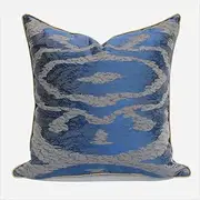 CVBFDB Geometric Pattern Living Room Sofa Bay Window Cushion Cover Striped Hotel Model Room Throw Pillow(50cm*50cm)