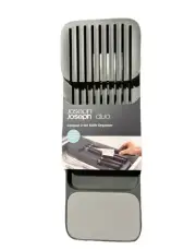 Joseph Joseph Duo 2-tier Knife Drawer Organizer Compact space-saving design NEW