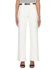 Frame Modern Pocket Wide Leg Jeans in Au Natural